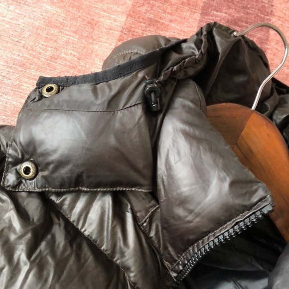 Andrew Marc Chocolate Duck Down Trench Coat Puffer Jacket - Picture 10 of 16